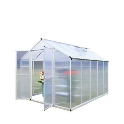 TMG Industrial 8' x 10' Aluminum Frame Greenhouse w/4 mm 